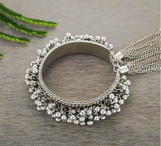 Buy Liberate Oxidized Bracelet In 925 Silver from Shaya by CaratLane